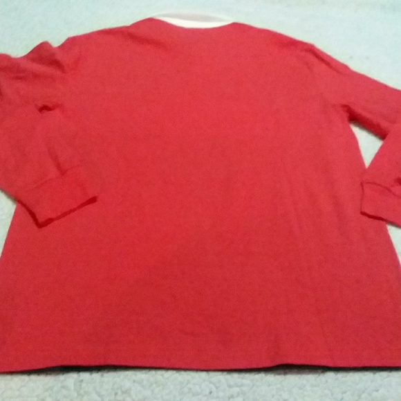 victoria secret pink nation rugby long sleeve tee - Picture 3 of 4